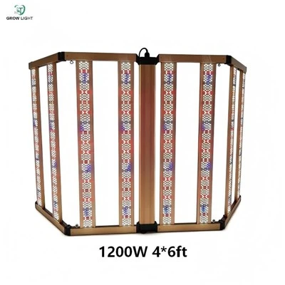 Luce di coltivazione a LED a barra larga trifold per la fase di fioritura
